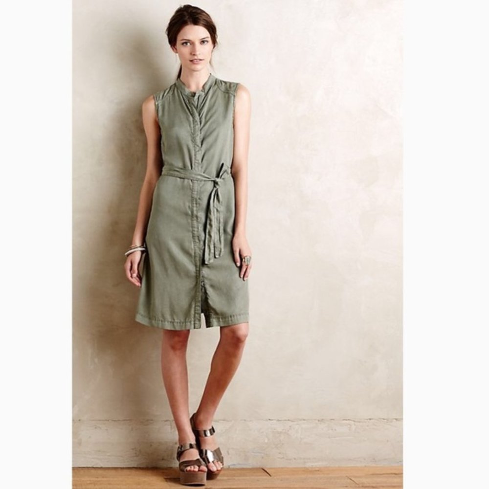 Anthropologie Marrakech Military Shirtdress S
